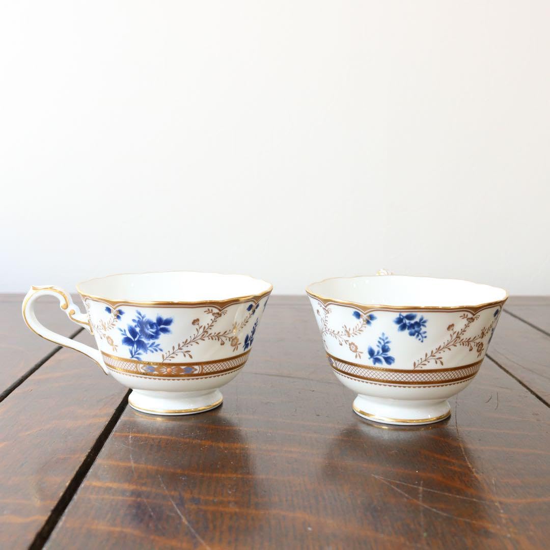 ノリタケダイヤモンドコレクションANTIQUITY カップ&ソーサー4客